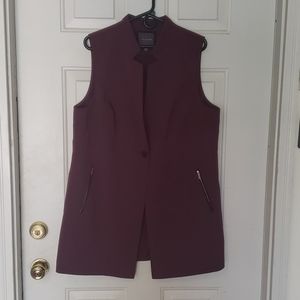 Womens zip up tunic vest